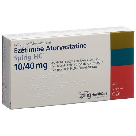 EZETIMIB Atorvast Spirig HC Tabl 10mg/40mg - PrimeCare Global