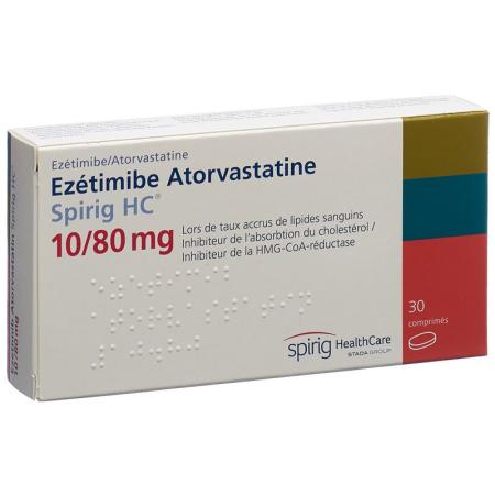 EZETIMIB Atorvast Spirig HC Tabl 10mg/80mg - PrimeCare Global