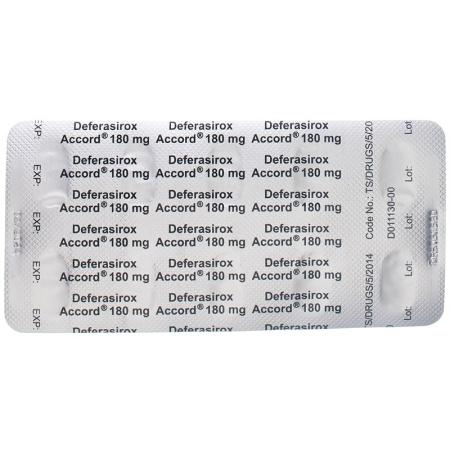 DEFERASIROX Accord film tablets 180 mg - PrimeCare Global