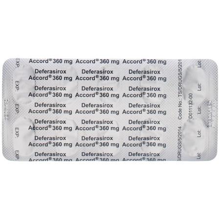 DEFERASIROX Accord film tablets 360 mg - PrimeCare Global