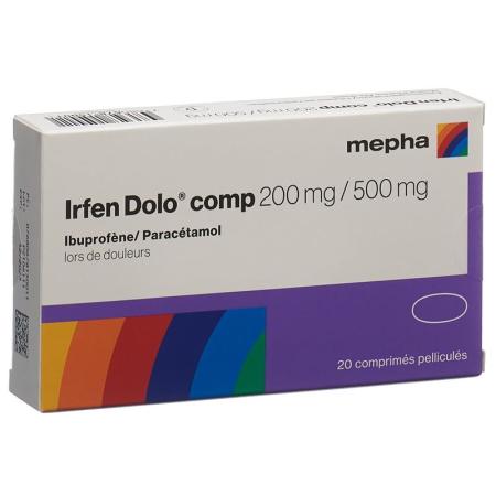 Irfen Dolo comp Filmtabl 200 mg/500 mg 20 pcs - PrimeCare Global