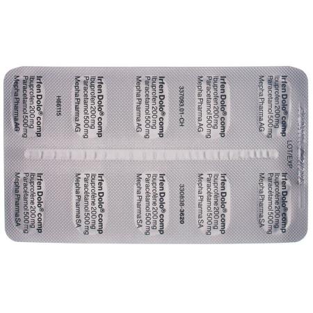 Irfen Dolo comp Filmtabl 200 mg/500 mg 20 pcs - PrimeCare Global