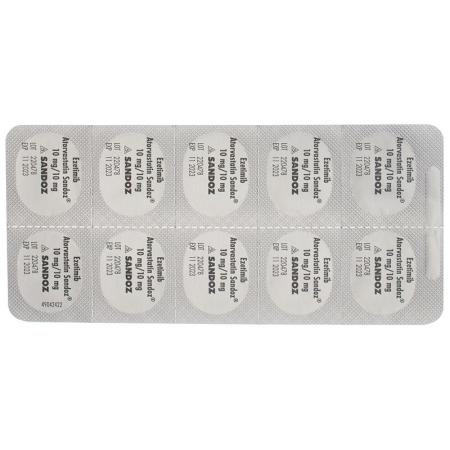 EZETIMIB Atorvastatin Sandoz film tablets 10/10 mg - PrimeCare Global