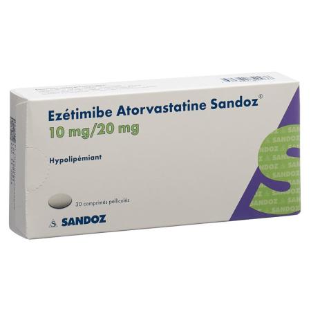 EZETIMIB Atorvast Sandoz film tablets 10/20mg - PrimeCare Global