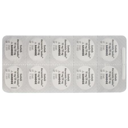 EZETIMIB Atorvast Sandoz film tablets 10/20mg - PrimeCare Global