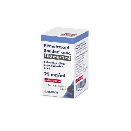 PEMETREXED Sandoz conc. Inf Konz 100 mg/4ml - PrimeCare Global