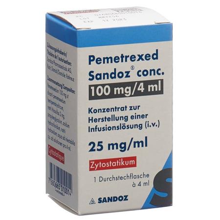 PEMETREXED Sandoz conc. Inf Konz 100 mg/4ml - PrimeCare Global