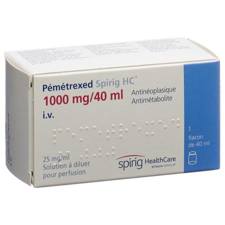 PEMETREXED Spirig HC Inf Konz 1000 mg/40ml - PrimeCare Global