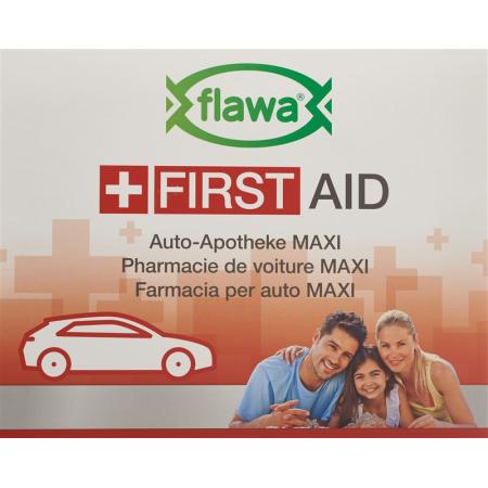 FLAWA Auto-Apotheke Maxi Bag rot - PrimeCare Global