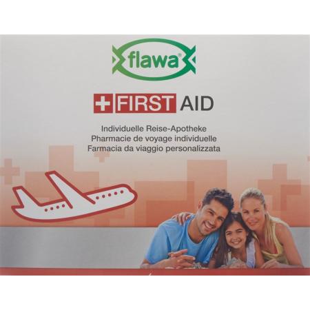 Flawa Individual travel pharmacy yellow/grey - PrimeCare Global