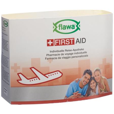 Flawa Individual travel pharmacy yellow/grey - PrimeCare Global