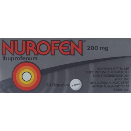 Nurofen Drag 200 mg 20 pcs - PrimeCare Global