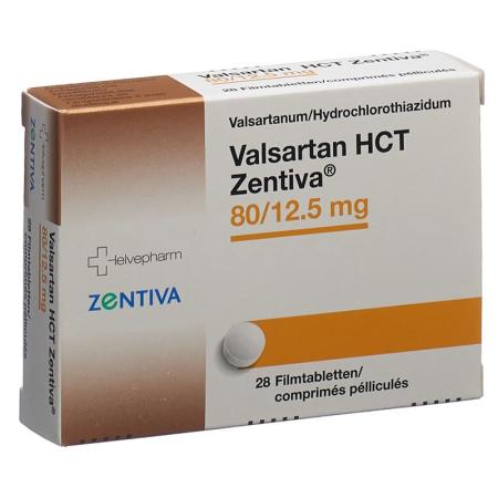 Valsartan HCT Zentiva film tablets 80/12.5 mg 98 pcs - PrimeCare Global