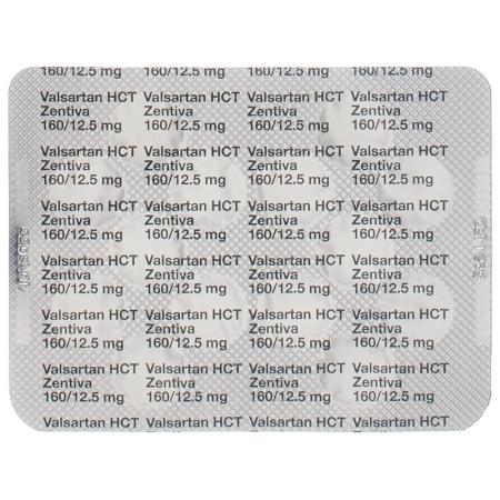 Valsartan HCT Zentiva film tablets 160/12.5 mg 98 pcs - PrimeCare Global