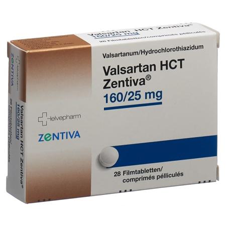VALSARTAN HCT Zentiva Filmtablet 160/25mg - PrimeCare Global