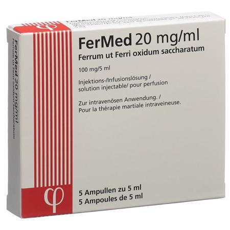 FerMed Inj Inf Prep 100mg/5ml 5amp 5ml - PrimeCare Global