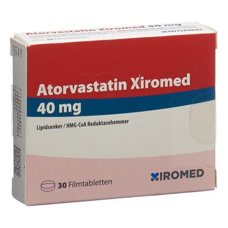 Atorvastatin Xiromed Filmtabl 40 mg 100 pcs - PrimeCare Global