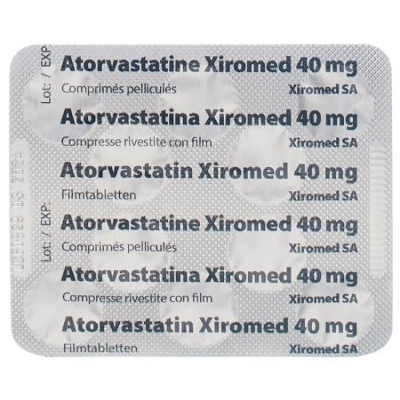 Atorvastatin Xiromed Filmtabl 40 mg 100 pcs - PrimeCare Global