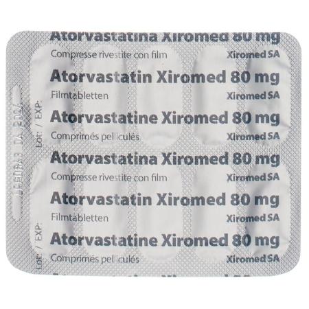 ATORVASTATIN Xiromed film tablets 80 mg - PrimeCare Global