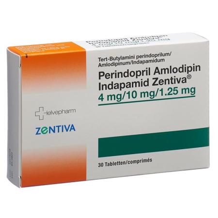 Perindopril Amlodipine Indapamide Zentiva Tabl 4mg/10mg/1.25mg 90 pcs - PrimeCare Global