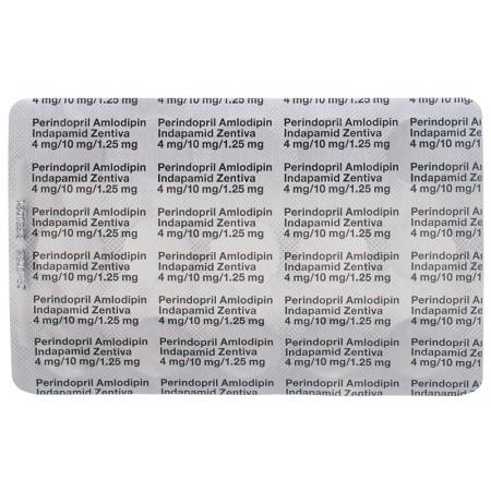 Perindopril Amlodipine Indapamide Zentiva Tabl 4mg/10mg/1.25mg 90 pcs - PrimeCare Global