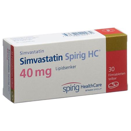 SIMVASTATIN Spirig HC film tablets 40 mg - PrimeCare Global