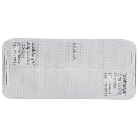 TADALAFIL Spirig HC Filmtabl 20 mg - PrimeCare Global