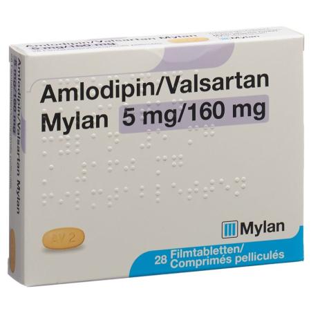 AMLODIPIN VALSARTAN Mylan Filmtabl 5/160mg - PrimeCare Global