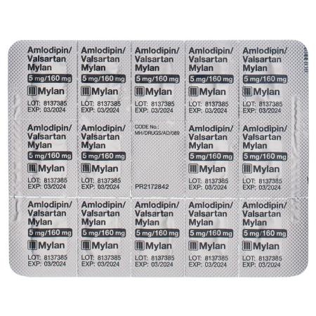 AMLODIPIN VALSARTAN Mylan Filmtabl 5/160mg - PrimeCare Global
