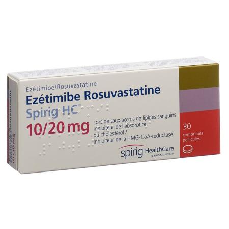 Ezetimibe Rosuvastatin Spirig HC Filmtabl 10/20 mg 100 pcs - PrimeCare Global