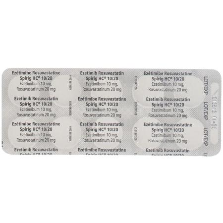 Ezetimibe Rosuvastatin Spirig HC Filmtabl 10/20 mg 100 pcs - PrimeCare Global
