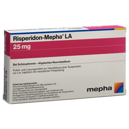 RISPERIDON Mepha LA Dry Sub 25 mg c Solv - PrimeCare Global