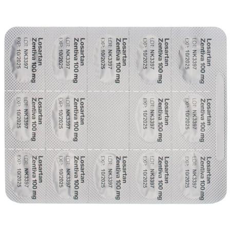 Losartan Zentiva Filmtabl 100 mg 28 pcs - PrimeCare Global