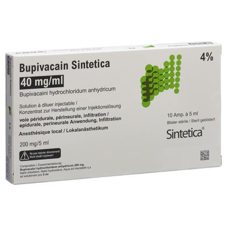 BUPIVACAIN Sintetica 200 mg/5ml ste Bli - PrimeCare Global