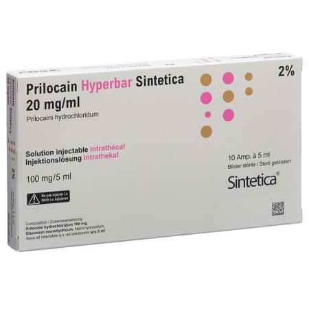 PRILOCAIN Hyperbar Sint 100 mg/5ml ste Bli - PrimeCare Global