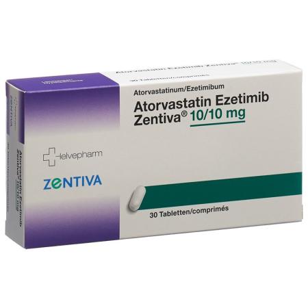 Atorvastatin Ezetimibe Zentiva Tabl 10 mg/10 mg 90 pcs - PrimeCare Global