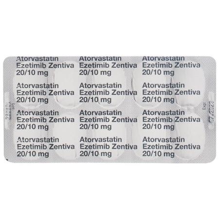 ATORVASTATIN Ezetimib Zentiva Tabl 20/10mg - PrimeCare Global