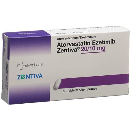 ATORVASTATIN Ezetimib Zentiva Tabl 20/10mg - PrimeCare Global
