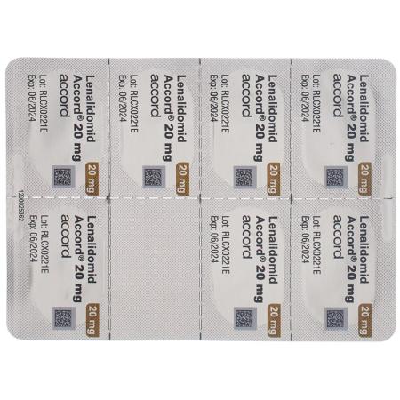Lenalidomide Accord Kaps 20 mg 21 pcs - PrimeCare Global