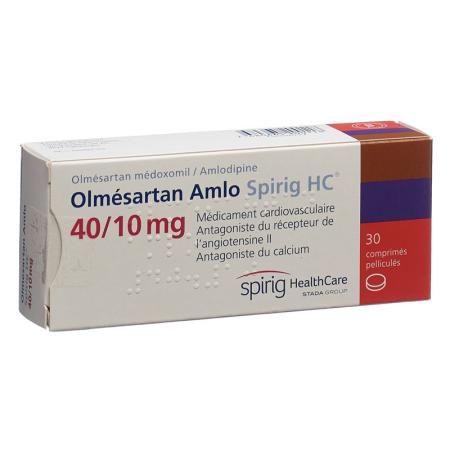 OLMESARTAN AMLO Spirig HC Filmtabl 40/10mg - PrimeCare Global