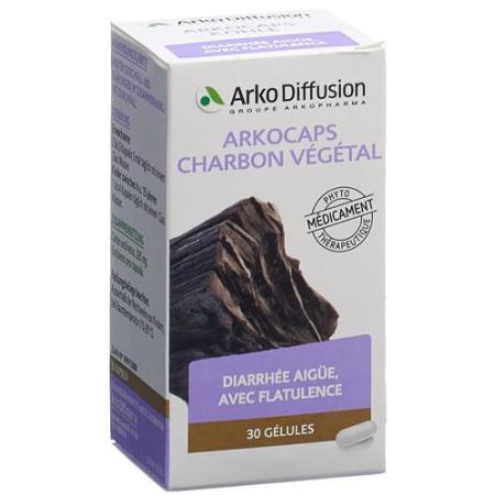 Arkocaps Biochar Caps 225 mg Bottle 30 pcs - PrimeCare Global