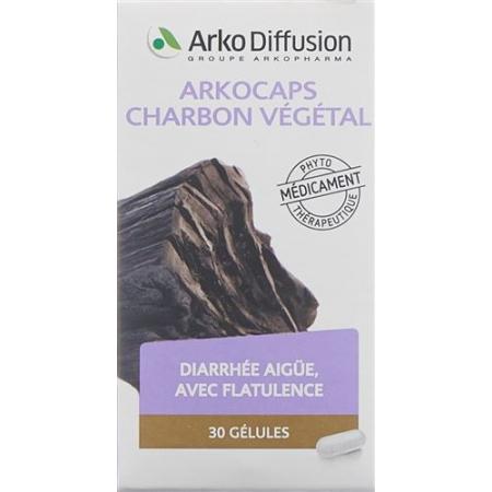 Arkocaps Biochar Caps 225 mg Bottle 30 pcs - PrimeCare Global