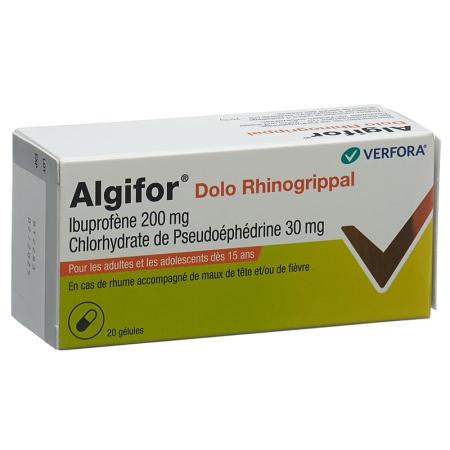 Algifor Dolo Rhinogrippal Caps 20 pcs - PrimeCare Global