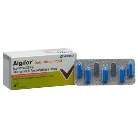 Algifor Dolo Rhinogrippal Caps 20 pcs - PrimeCare Global