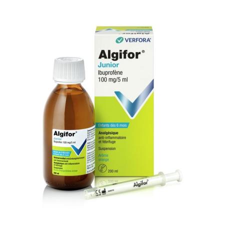 ALGIFOR Junior 100 mg/5ml mit Dosierspr - PrimeCare Global