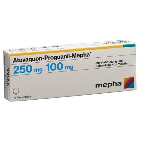 ATOVAQUON PROGUANIL Mepha Filmtabl 250/100 - PrimeCare Global