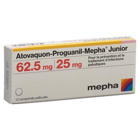ATOVAQUON PROGUANIL Mepha Junior 62.5/25 - PrimeCare Global