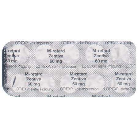 M-retard Zentiva Ret Tabl 60 mg Blist 30 pcs - PrimeCare Global