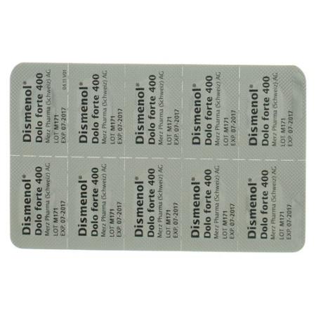 Dismenol Dolo forte Filmtabl 400 mg 10 pcs - PrimeCare Global