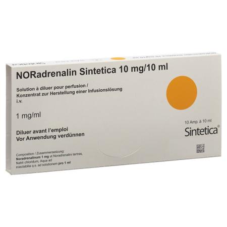 NORADRENALIN Sintetica 10 mg/10ml - PrimeCare Global
